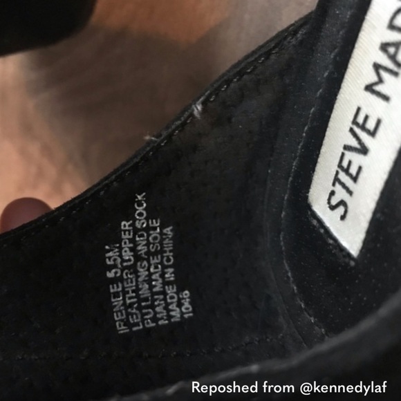 STEVE MADDEN NAVY BLUE BLACK POM POM FLUFFY SANDAL KITTEN HEELS - Picture 3 of 5